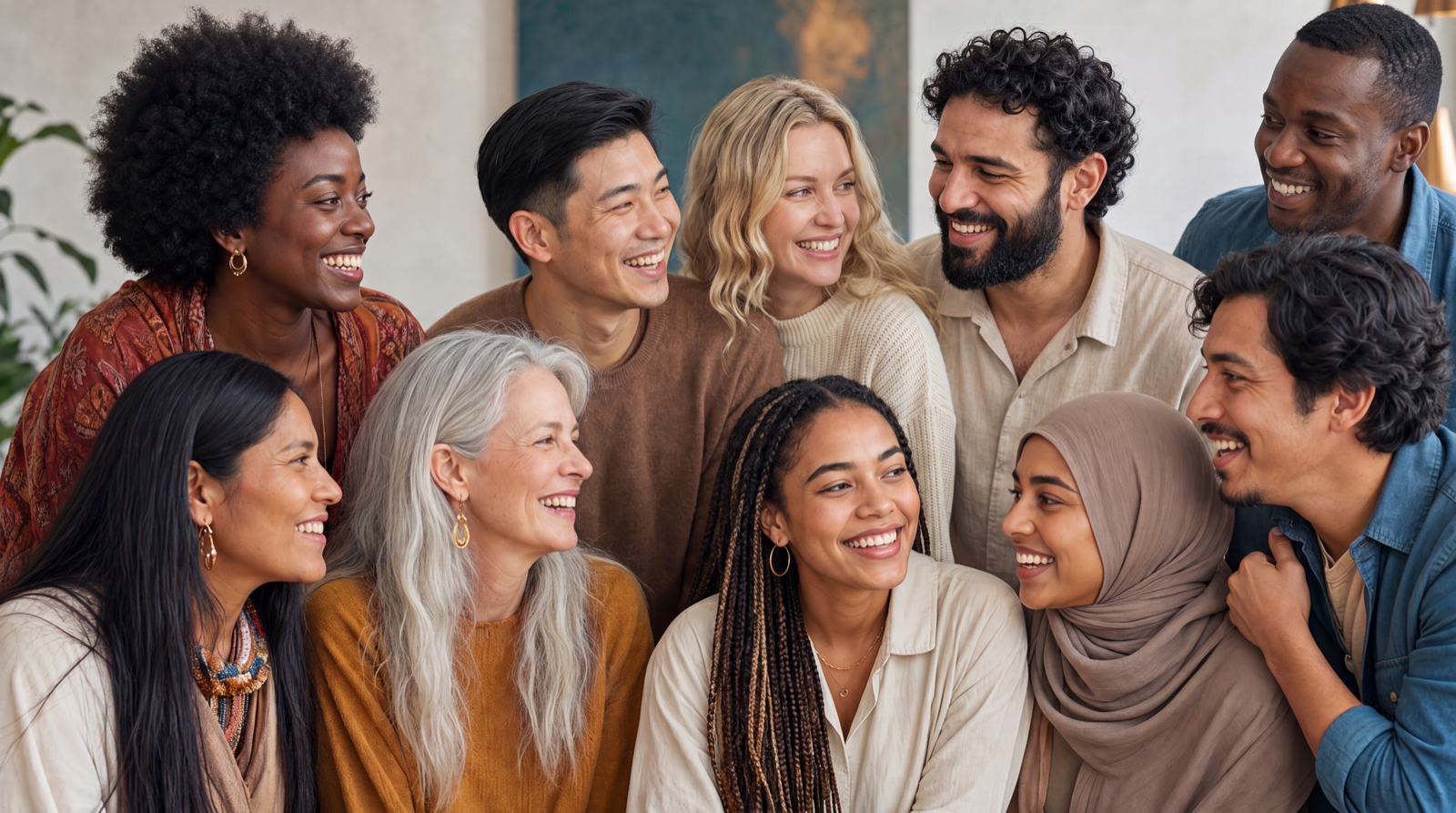 Diverse people from around the world